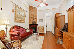The formal living room is available for use by all guests.